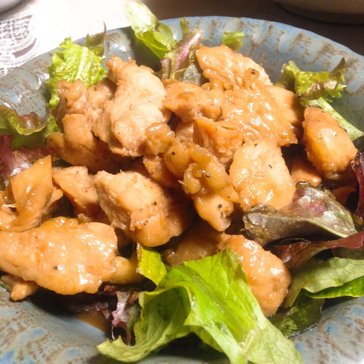 鶏むね肉の柔らか煮~めんつゆとお酢で♪